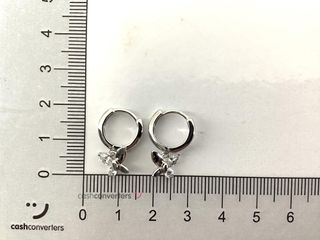 argollas plata 925mm con piedra con circonita