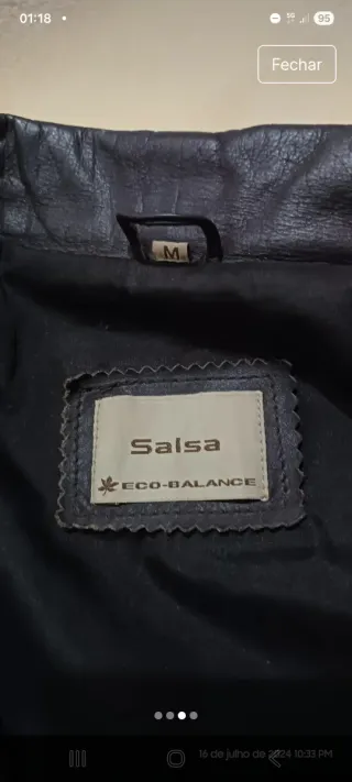 Casaco Salsa Preto