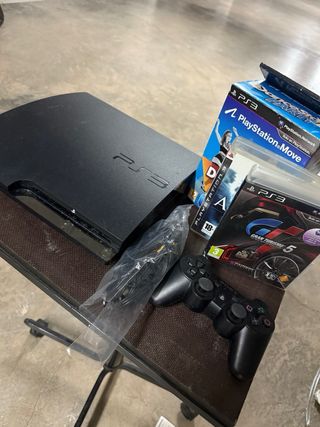 Consola PS3 Negra + Mando + 3 Juegos
