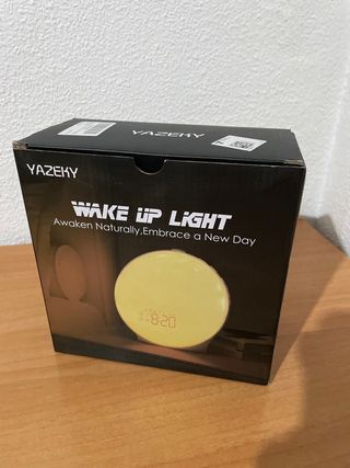 YAZEKY Despertador Luz Wake Up Light LED Amanecer