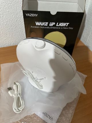 YAZEKY Despertador Luz Wake Up Light LED Amanecer