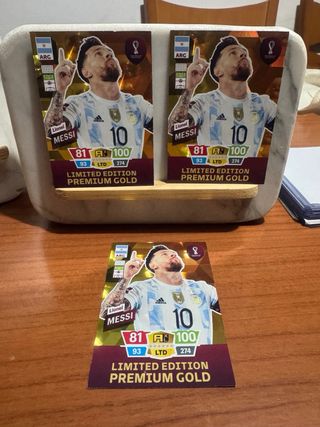 Messi Qatar 2022 Premium Gold Edición Limitada 10€
