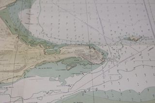 Carta de navegación Bahía y Puerto de Santander. 1982. 1:10.000. 74 x 110 cm