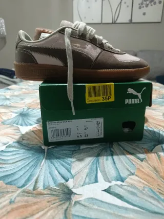Zapatillas Puma Marrones y Rosas
