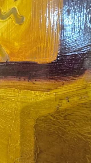 Cuadro Arte Taíno Madera Multicolor