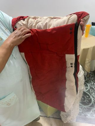 Funda para bebé rosa con pompón