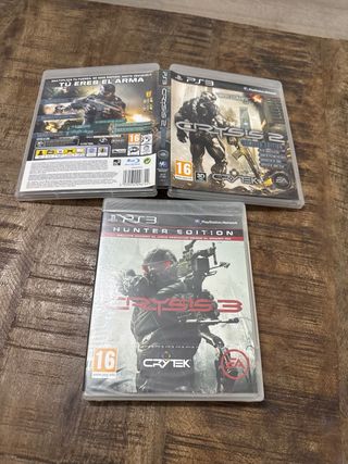 2 Juegos Crysis PS3 (1 Precintado)