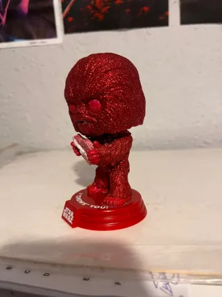 Funko Pop Chewbacca Rojo Glitter Star Wars