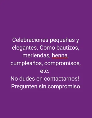 Preparativos de evento