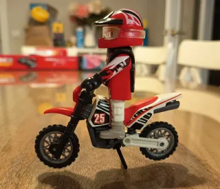 Playmobil Motorista Motocross