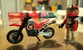 Playmobil Motorista Motocross