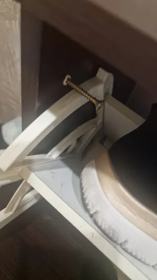 Recibidor Zapatero Marrón y Blanco