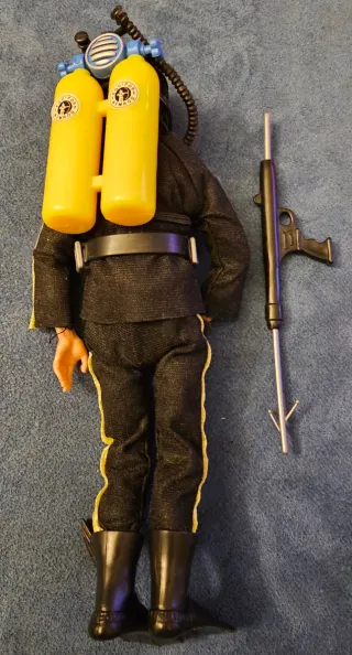 Madelman Submarinista y Balsa Neumática