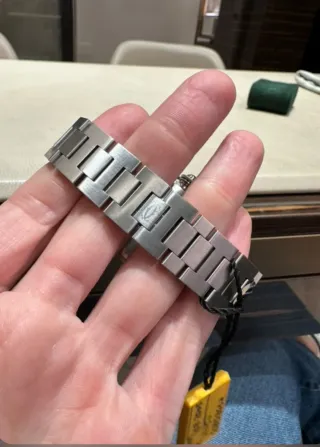 Reloj Cartier Pasha GMT Plata Blanco