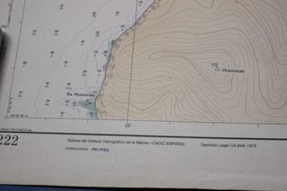 Carta de navegación Puerto de Cabrera. 1975. 1:5000. 58 x 74 cm aprox.