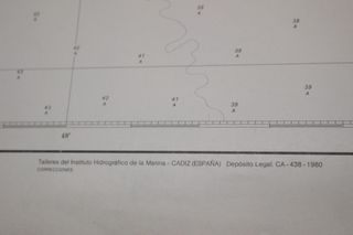 Carta de navegación Puerto de Ciudadela. 1980. 1:5000. 58 x 74 cm aprox.
