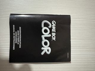 Game Boy Color Amarilla Nintendo, con manual.