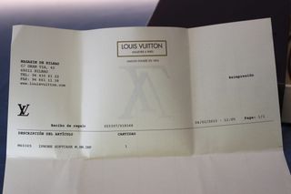 Louis Vuitton, Monogram Empreinte. Caja vacía de funda para iPhone.