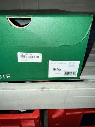 Scarpe Lacoste blu e bianche