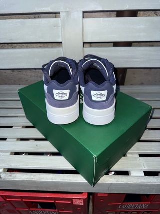 Scarpe Lacoste blu e bianche