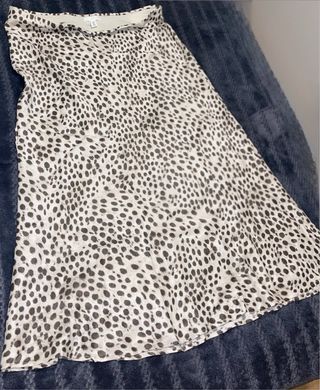 Falda seda animal print