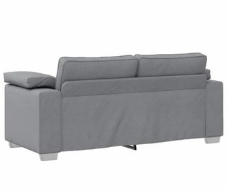 Sofá beige/granate/verde/toupe de tela