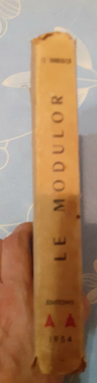 Le modulor Le Corbusier 3ª edición 1954