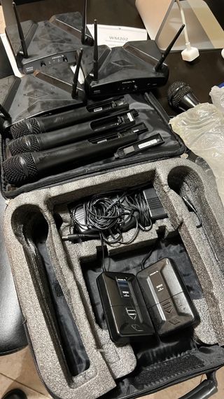 PROEL WM202D Kit 3 Microfoni Wireless