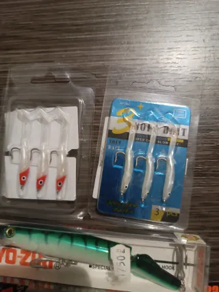 Lote señuelos pesca Rapala y Raglou