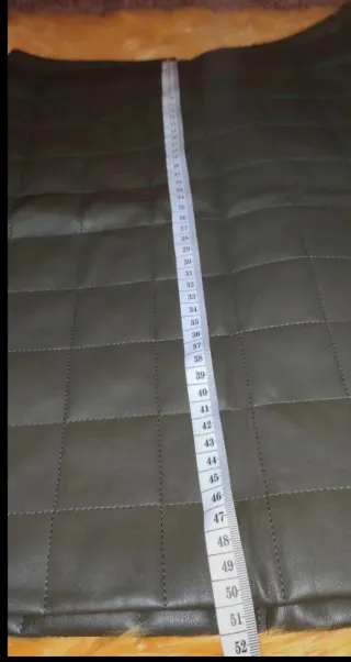 Falda acolchada verde oliva Talla L