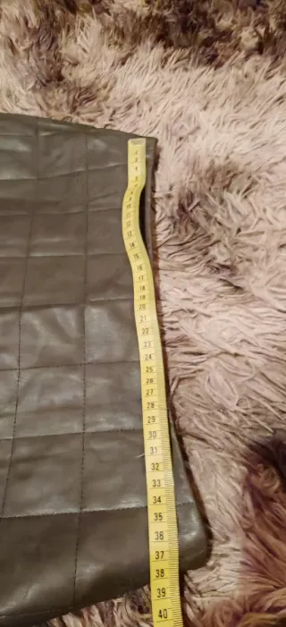 Falda acolchada verde oliva Talla L