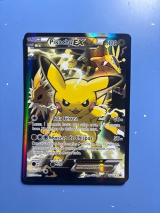 Carta Pokémon Pikachu EX XY124