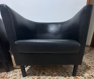 MUY NUEVOS 2 Sillones Solsta Ikea Negro
