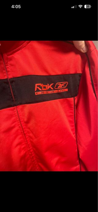 Chaqueta Reebok Vintage Talla M Roja