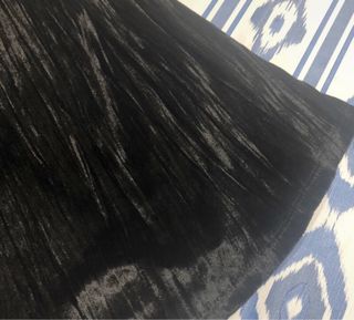 Vestido negro de terciopelo