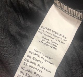 Vestido negro de terciopelo