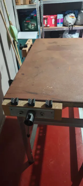 Mesa de trabajo para carpintería y soldadura
