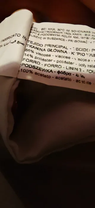 Falda plateada mini Talla S