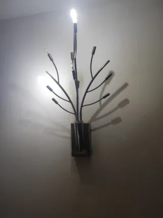 Lampade da parete argentate