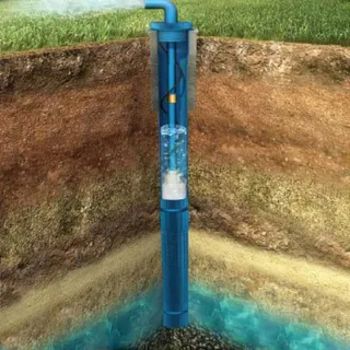 Pozos de agua y bombas en Cataluña