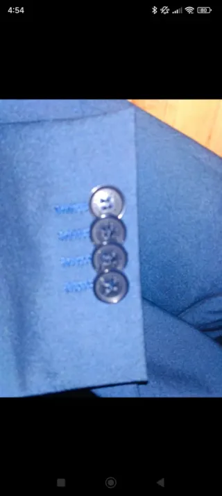 Traje azul Roberto Torreta