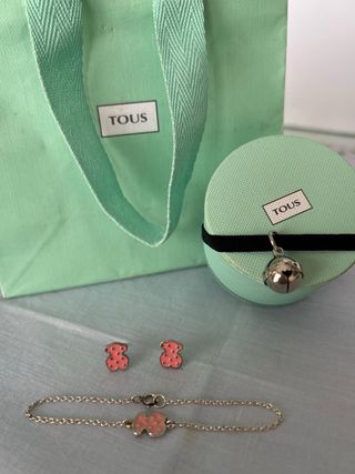 Pulsera y Pendientes de plata 925 TOUS
