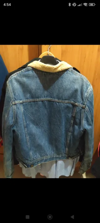 Chaqueta vaquera Lee con forro sherpa