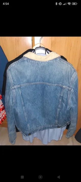 Chaqueta vaquera Lee con forro sherpa