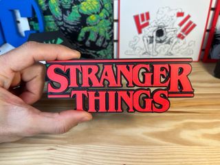 Logotipo 3D Stranger Things