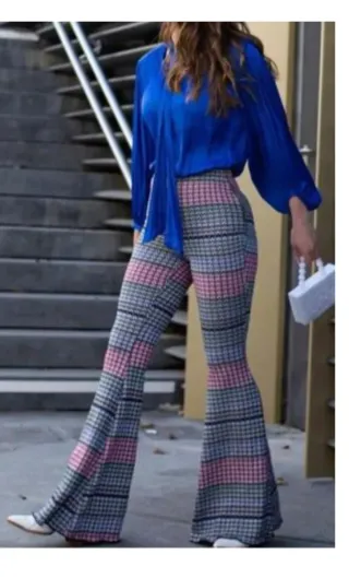 Pantalón flare corte campana L