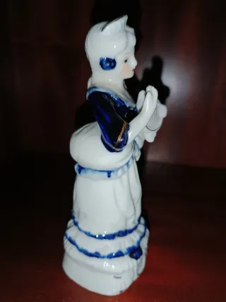 2 Figure in Ceramica Coppia Musicale