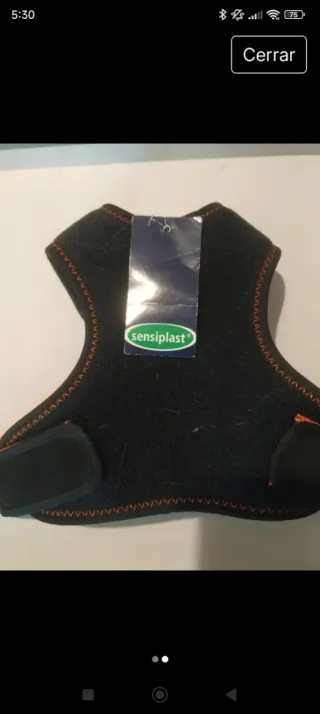 Ropa deportiva Sensiplast negra