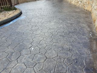 Pavimento impreso hormigón económico