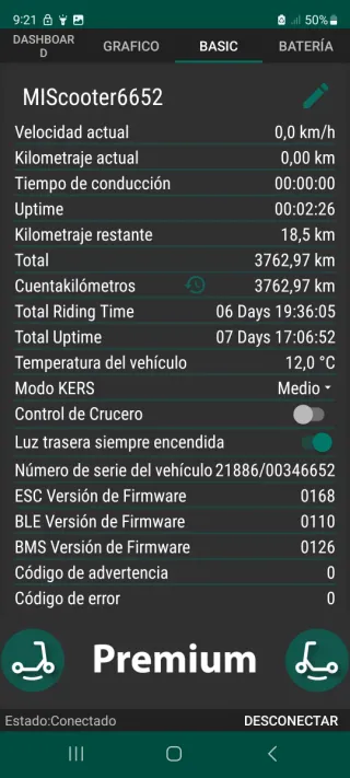 Patinete Eléctrico Negro